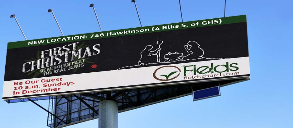 FC - First Christmas billboard